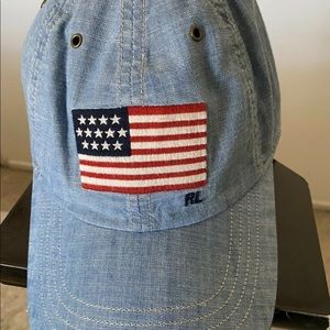 NWT polo Ralph Lauren American flag pony hat